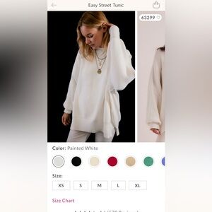 Free People Easy Street Tunic Sweater